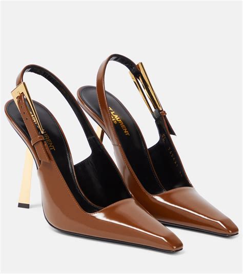 lee patent slingback pumps